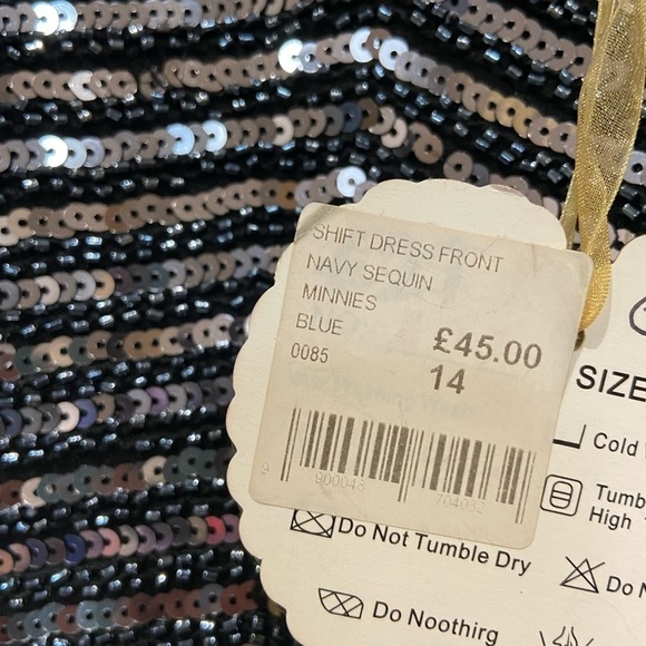 Sequin front party dress size large new occasion party - Picture 6 of 7